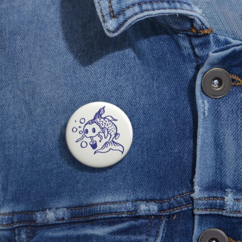 Koi Pin Button