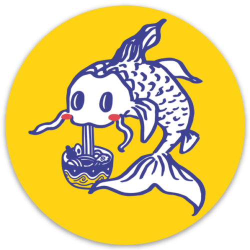 Noodle Koi Sticker