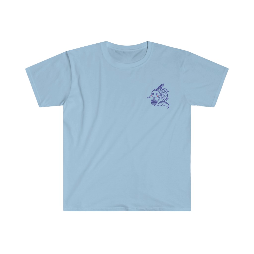 Plain Corner Noodle Koi Cotton Tee - Image 4