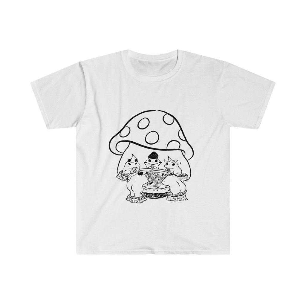 Fruitful Frogs Outline Cotton Tee - Image 2