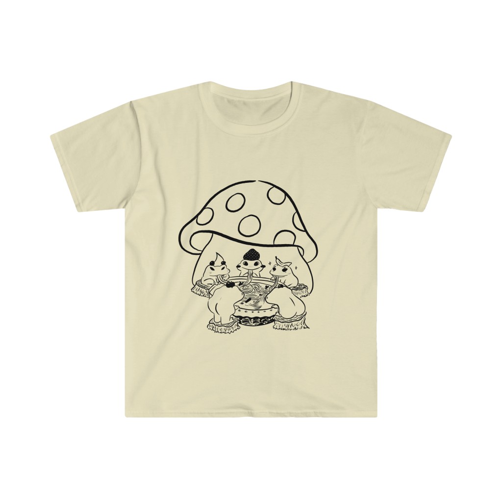 Fruitful Frogs Outline Cotton Tee