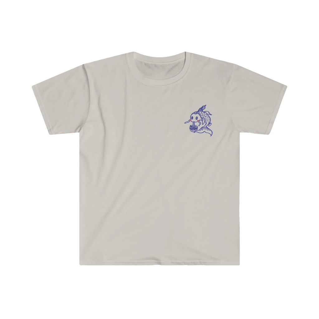 Plain Corner Noodle Koi Cotton Tee - Image 2
