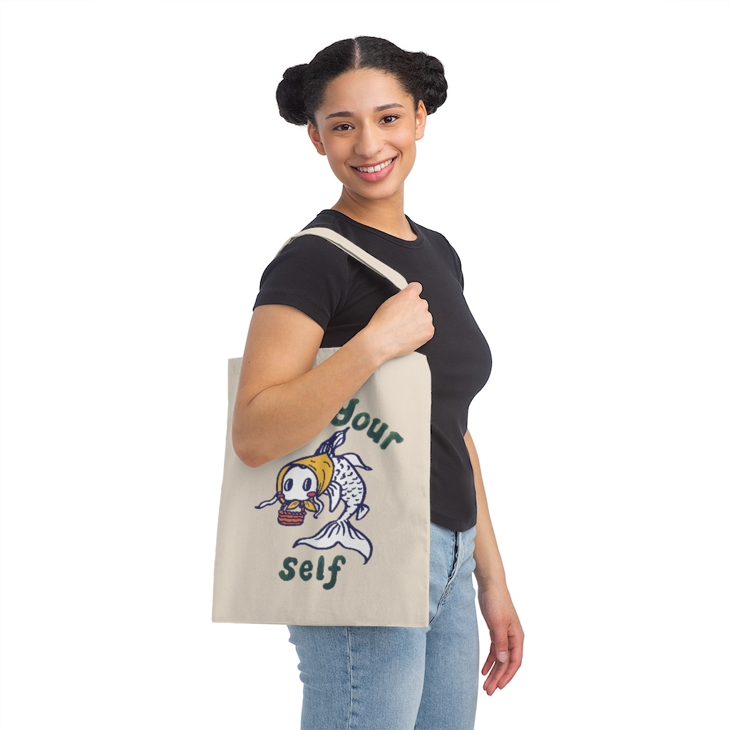 Love Yourself Babushkoi Canvas Tote Bag (hidden) - Image 2