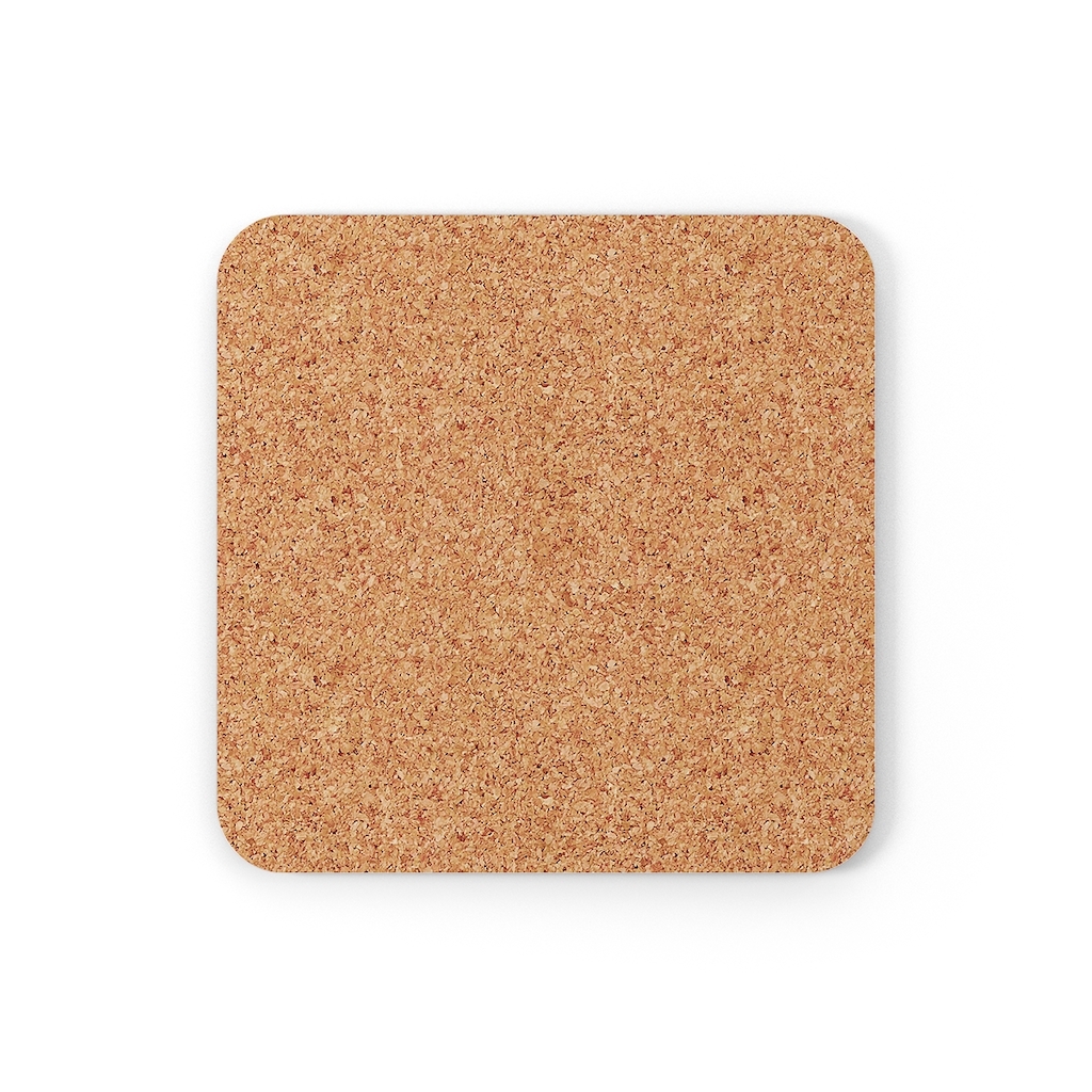 Fruity Frogs Eating Noodles Corkwood Coaster Set - Image 2