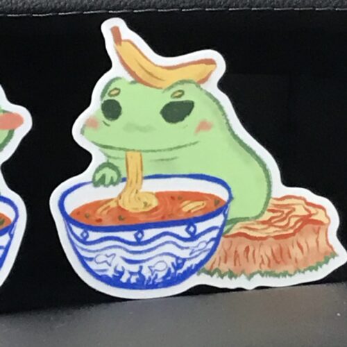 Banana Frog Sticker