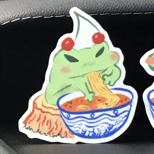 Cherry Frog Sticker
