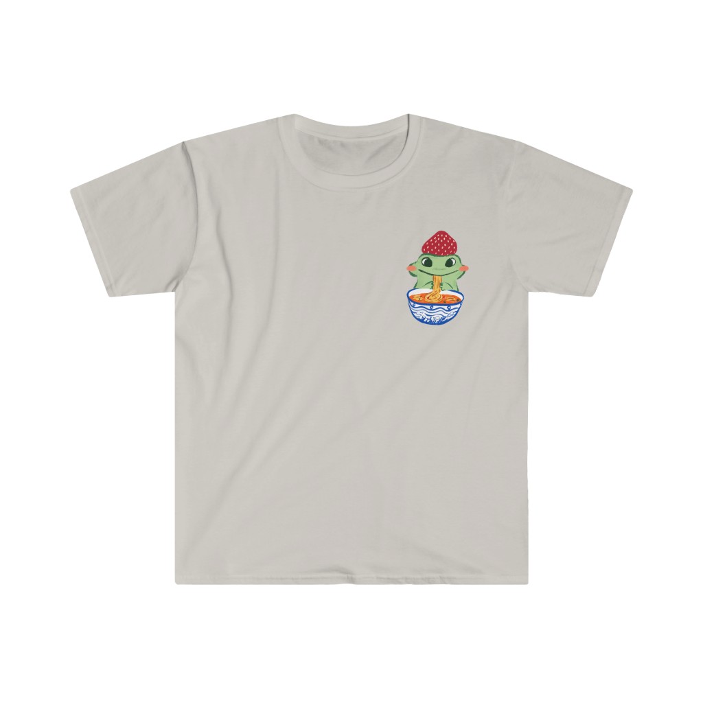 Strawberry Frog Corner Cotton Tee - Image 2