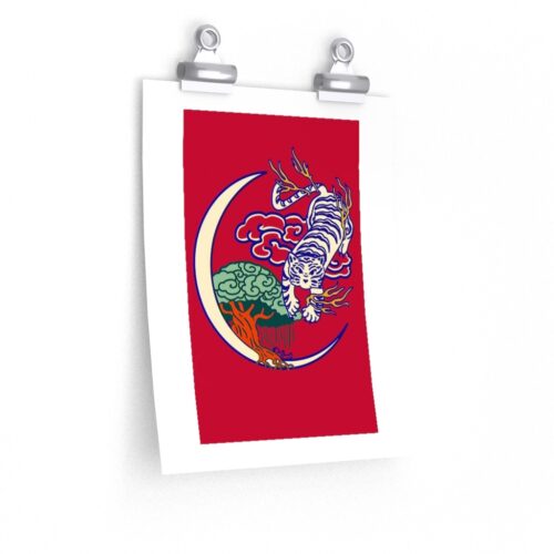 Lunar Tiger Premium Matte Vertical Posters