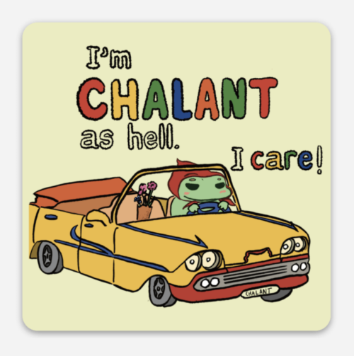 Chalant Frog Sticker