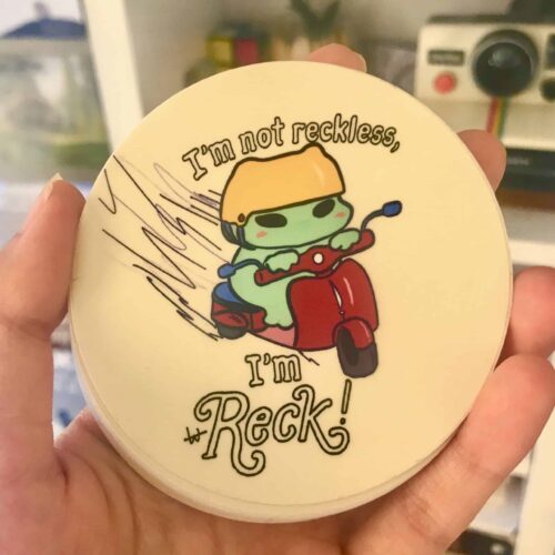 Reck Frog Sticker