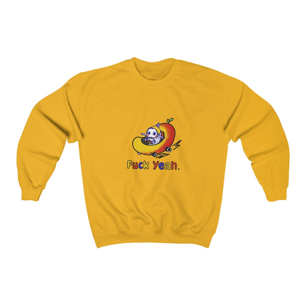 Fuck Yeah Koi Mangomobile Crewneck Sweatshirt - Image 3