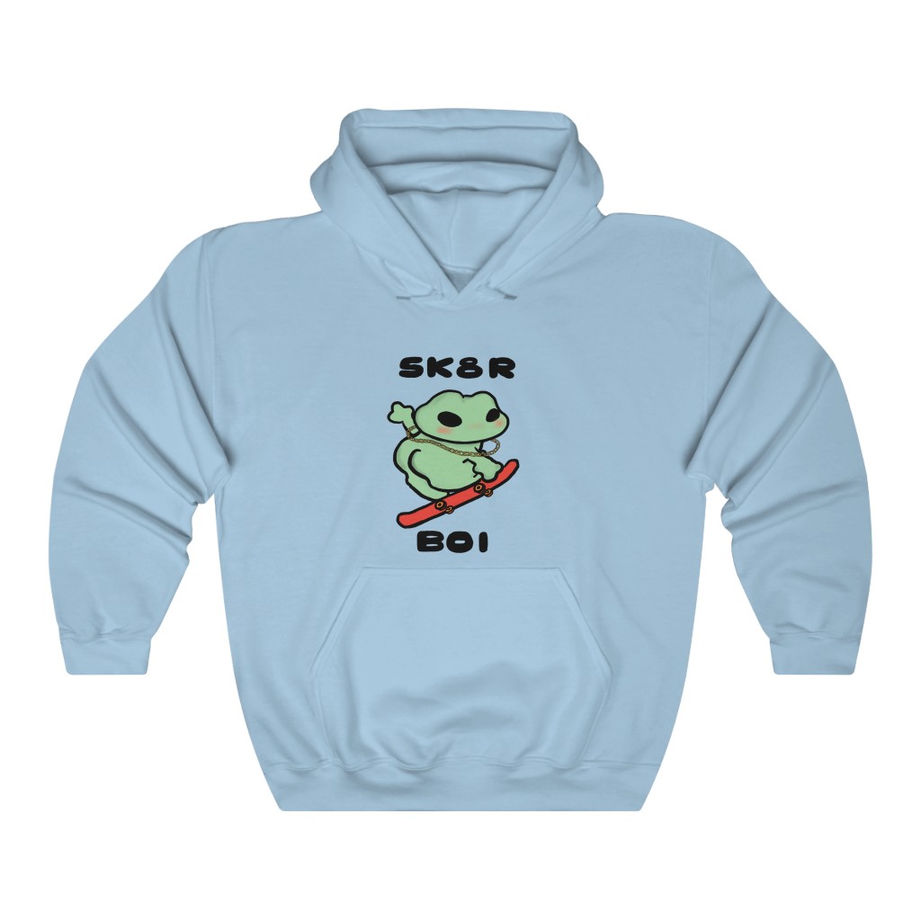 Skater Boi Frog Hoodie - Image 3
