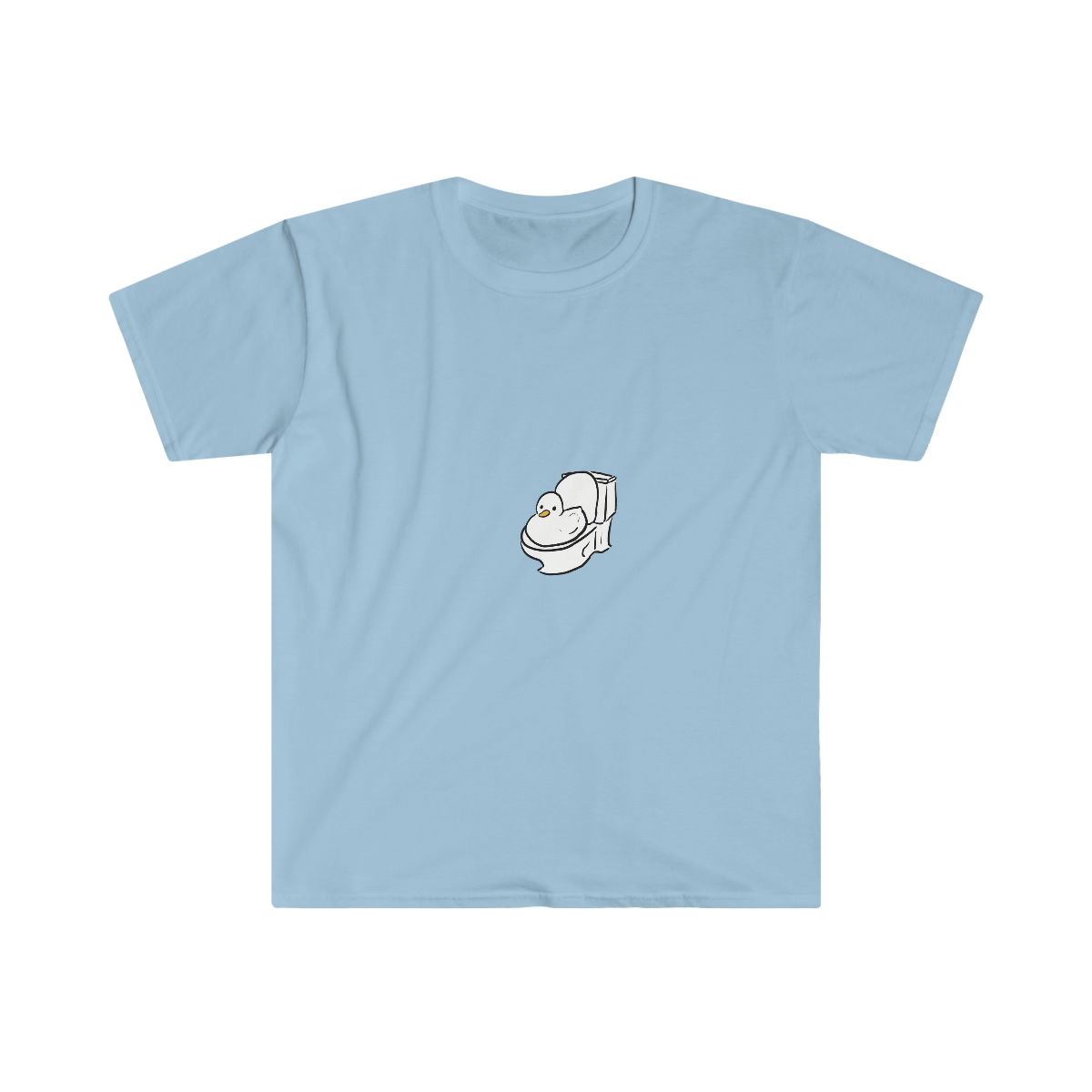 Duck On a Toilet T Shirt - Image 5