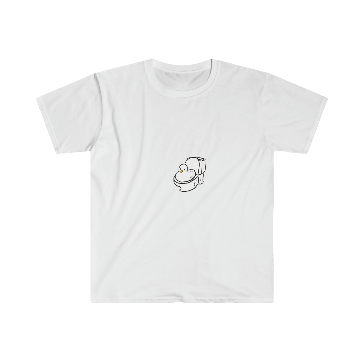 Duck On a Toilet T Shirt - Image 2