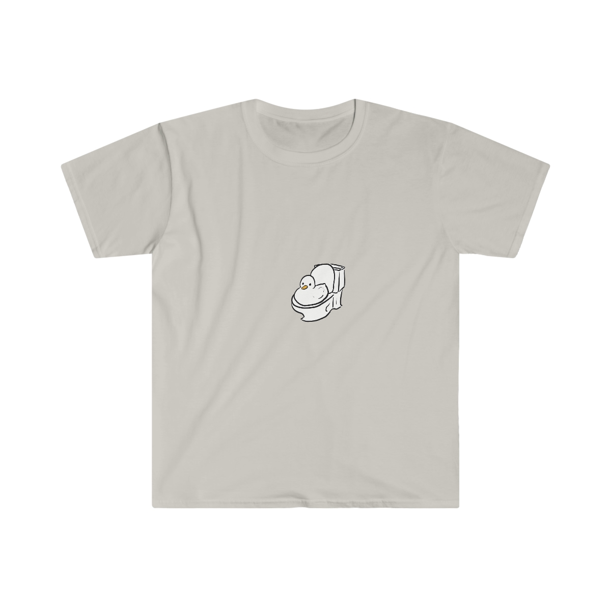 Duck On a Toilet T Shirt - Image 3