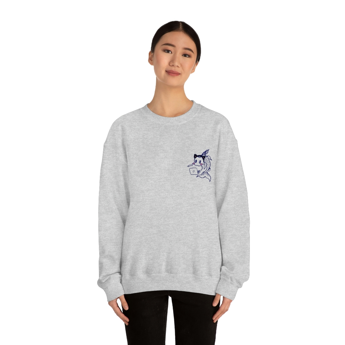 Catfish Koi Crewneck Sweatshirt - Image 21