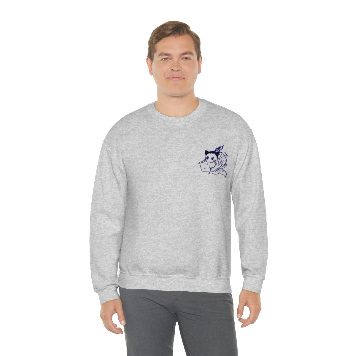 Catfish Koi Crewneck Sweatshirt - Image 23