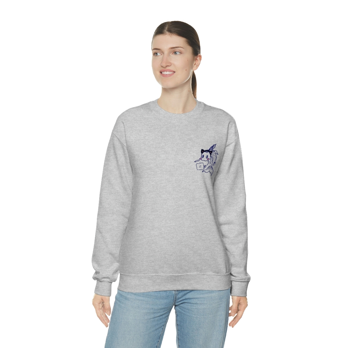 Catfish Koi Crewneck Sweatshirt - Image 24