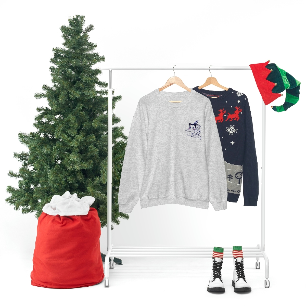 Catfish Koi Crewneck Sweatshirt - Image 27
