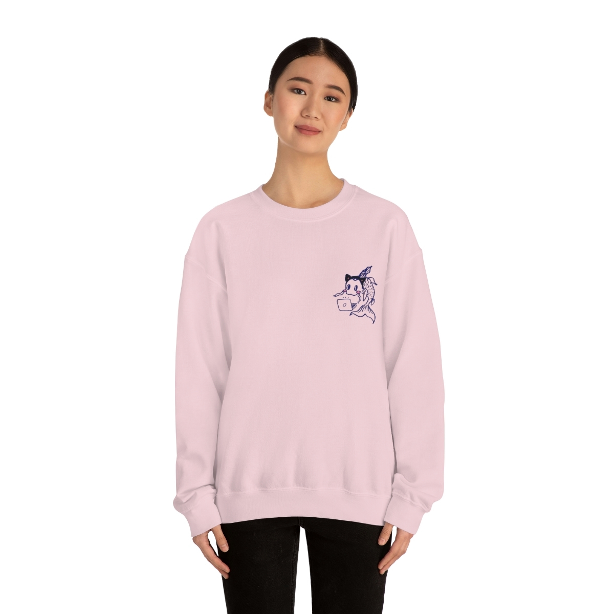 Catfish Koi Crewneck Sweatshirt - Image 3