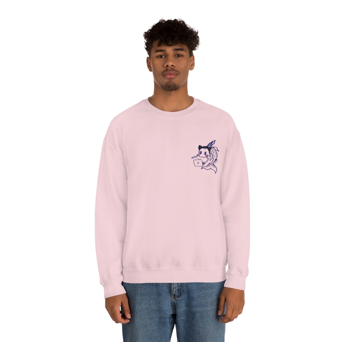 Catfish Koi Crewneck Sweatshirt - Image 4