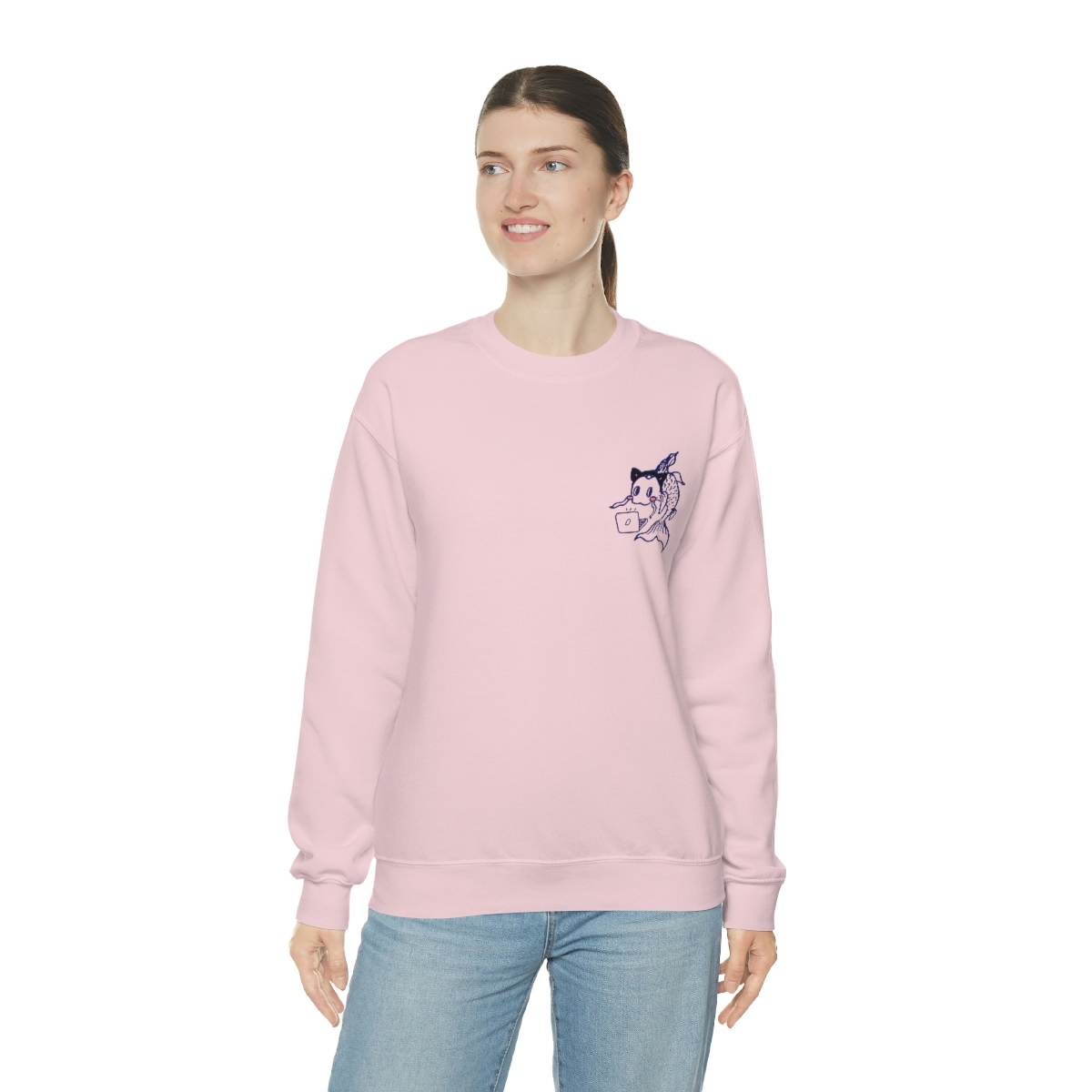 Catfish Koi Crewneck Sweatshirt - Image 6