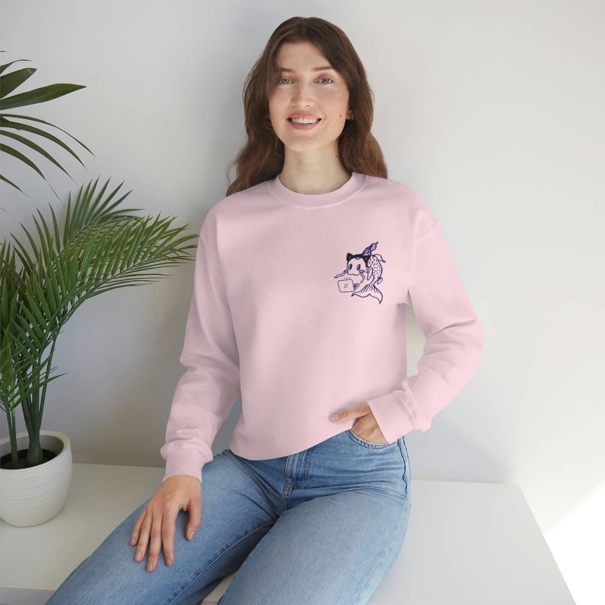 Catfish Koi Crewneck Sweatshirt - Image 7