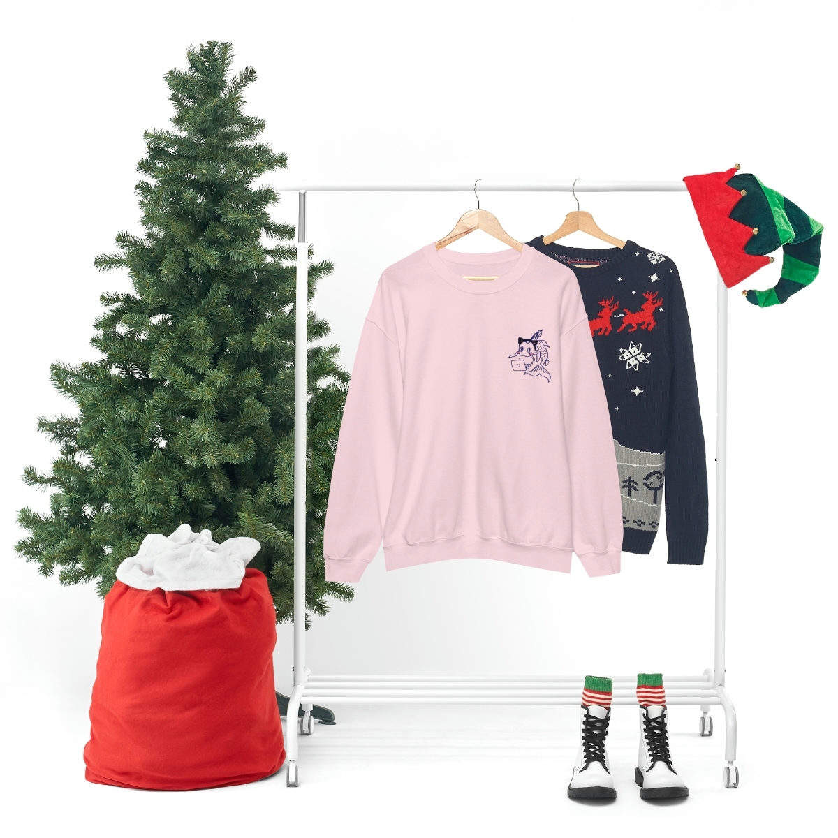 Catfish Koi Crewneck Sweatshirt - Image 9