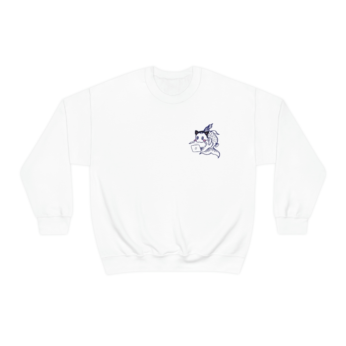 Catfish Koi Crewneck Sweatshirt - Image 10