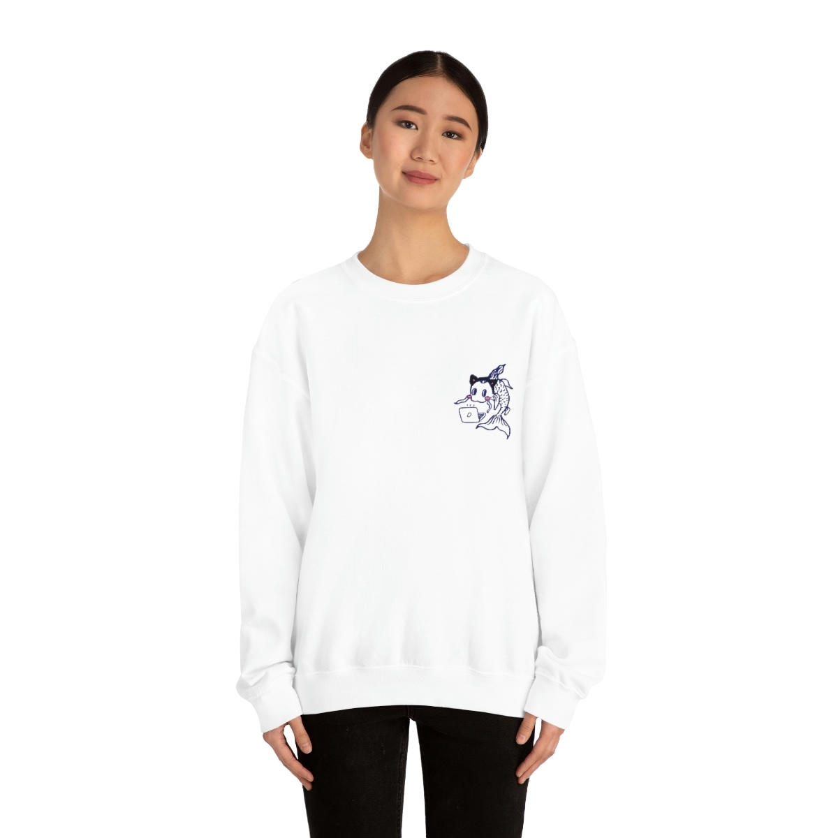 Catfish Koi Crewneck Sweatshirt - Image 12