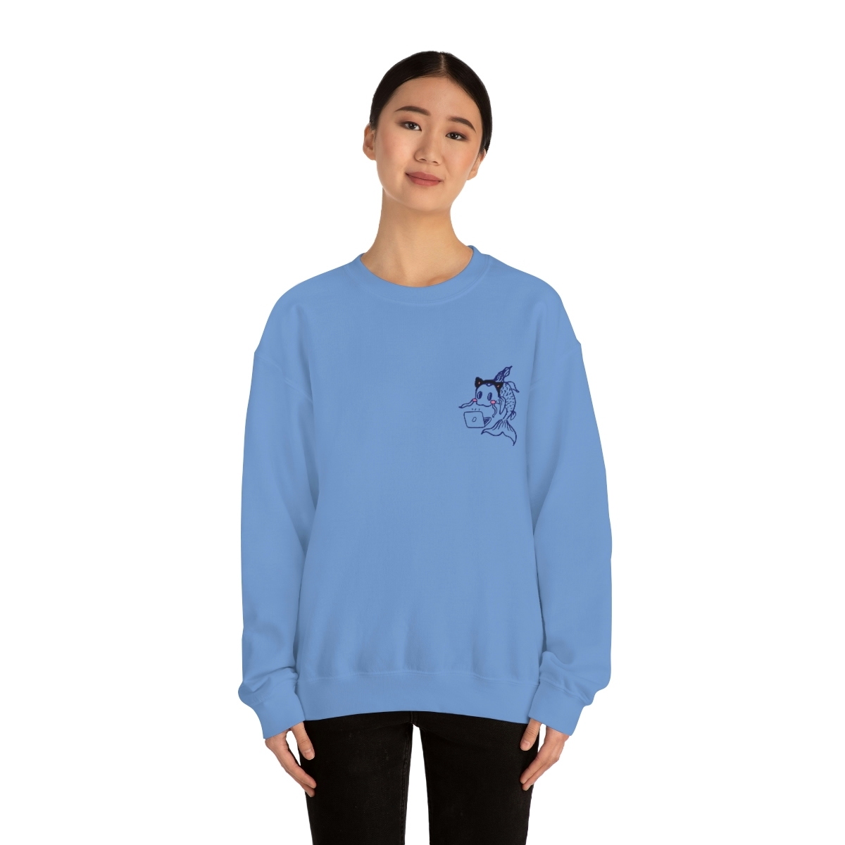 Catfish Koi Crewneck Sweatshirt - Image 48