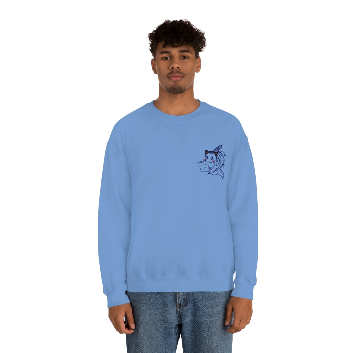 Catfish Koi Crewneck Sweatshirt - Image 49