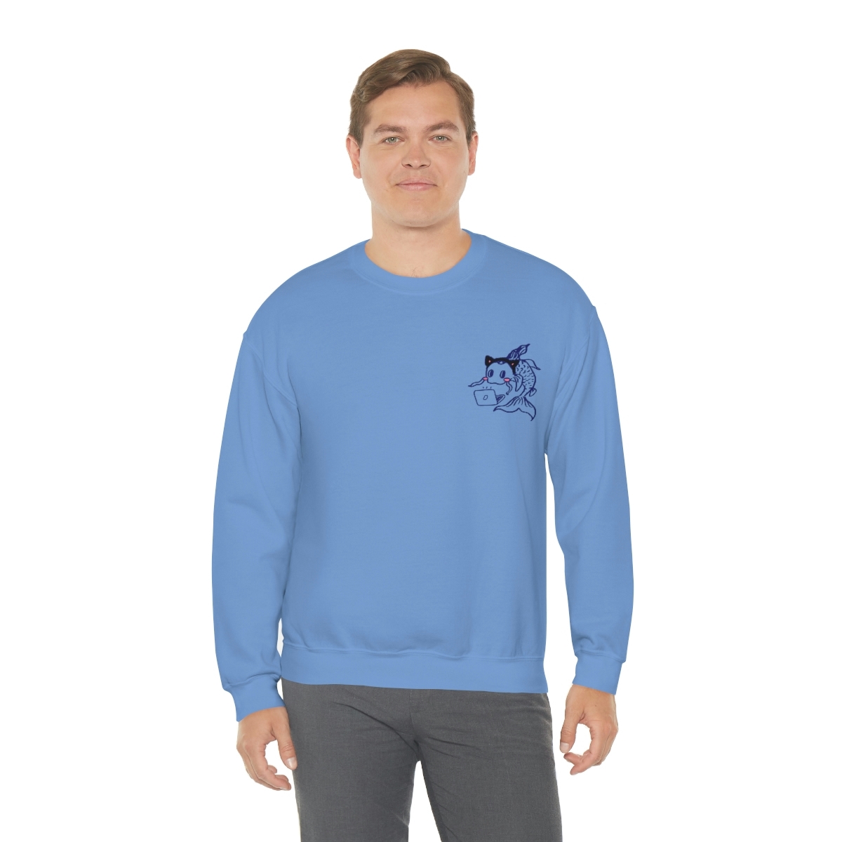Catfish Koi Crewneck Sweatshirt - Image 50