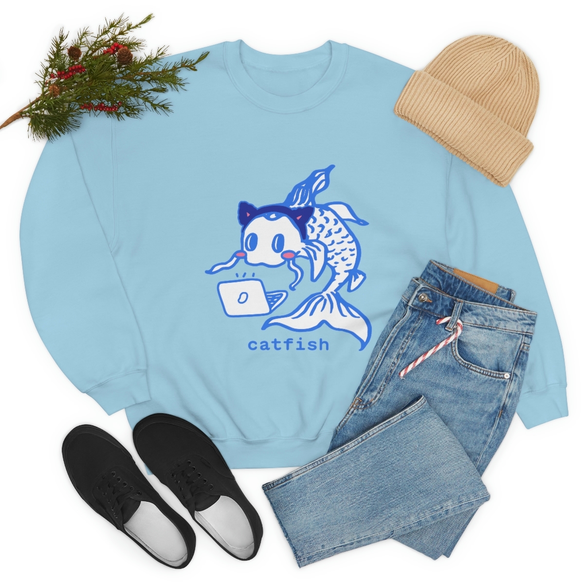 Catfish Crewneck Sweatshirt - Image 23
