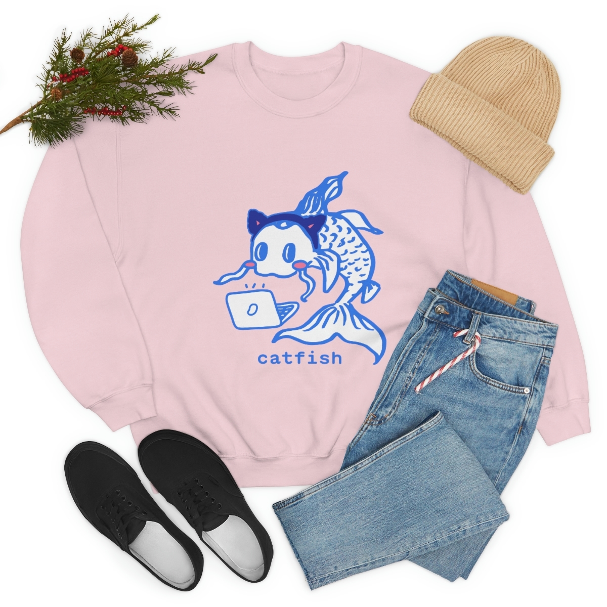 Catfish Crewneck Sweatshirt - Image 7