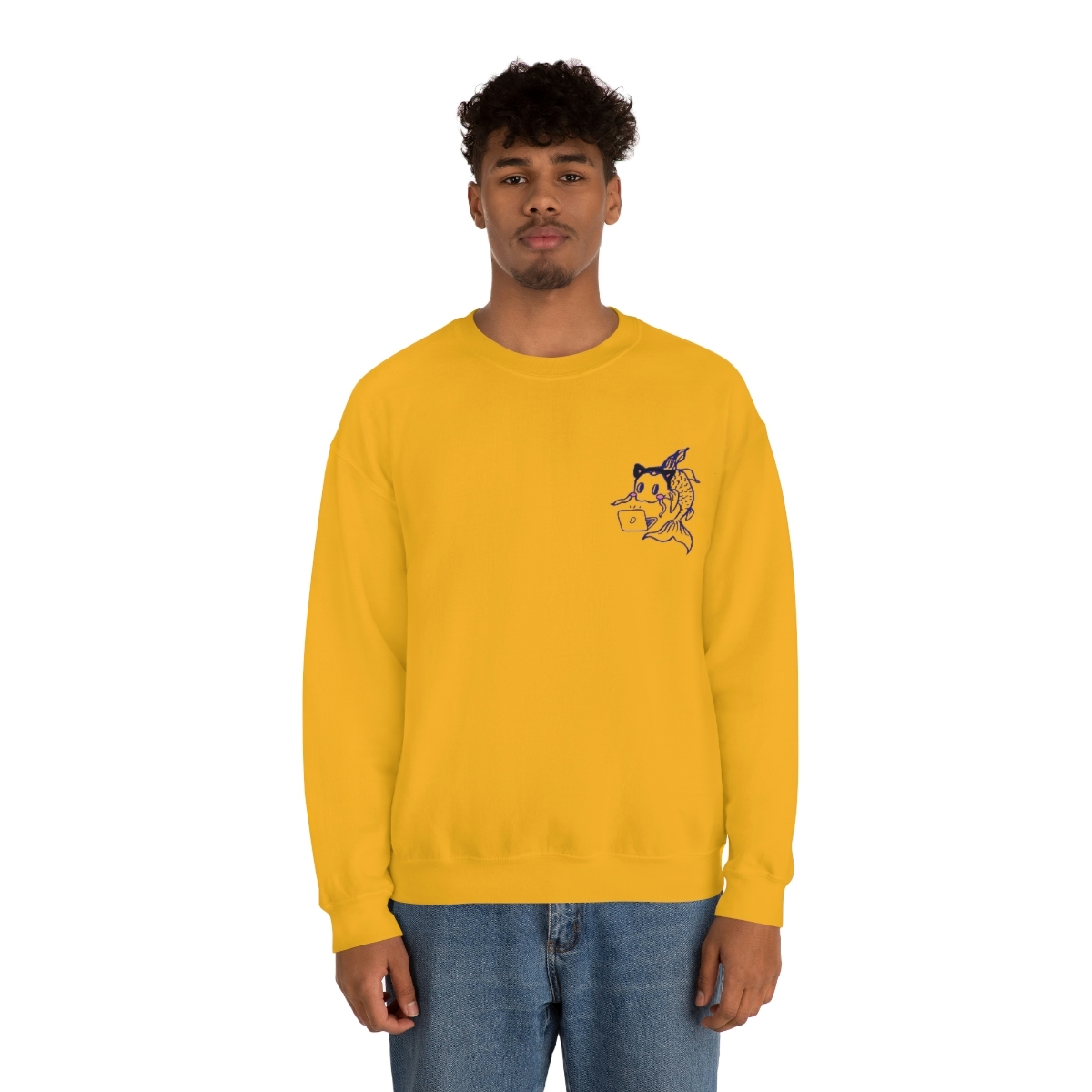 Catfish Koi Crewneck Sweatshirt - Image 31