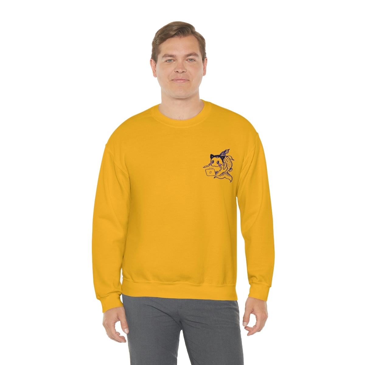 Catfish Koi Crewneck Sweatshirt - Image 32