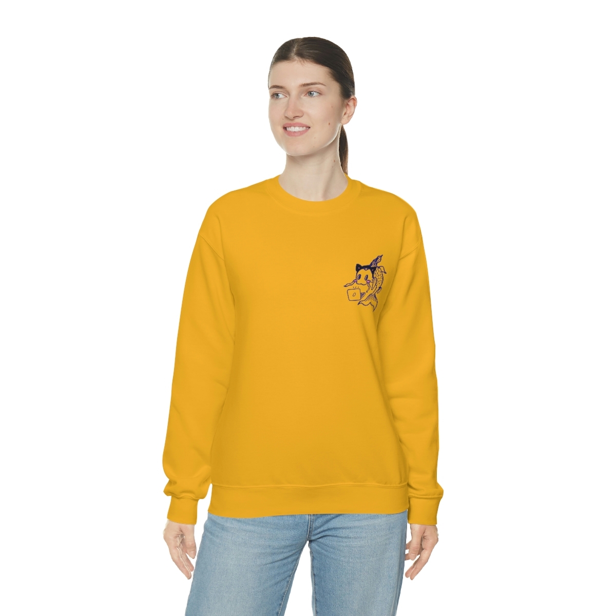 Catfish Koi Crewneck Sweatshirt - Image 33