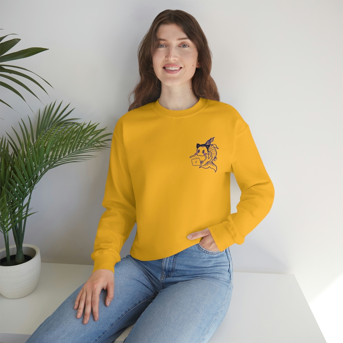 Catfish Koi Crewneck Sweatshirt - Image 34