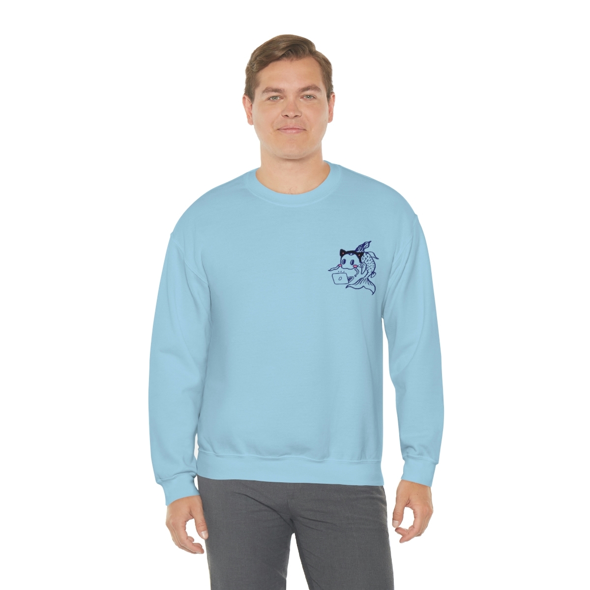Catfish Koi Crewneck Sweatshirt - Image 41