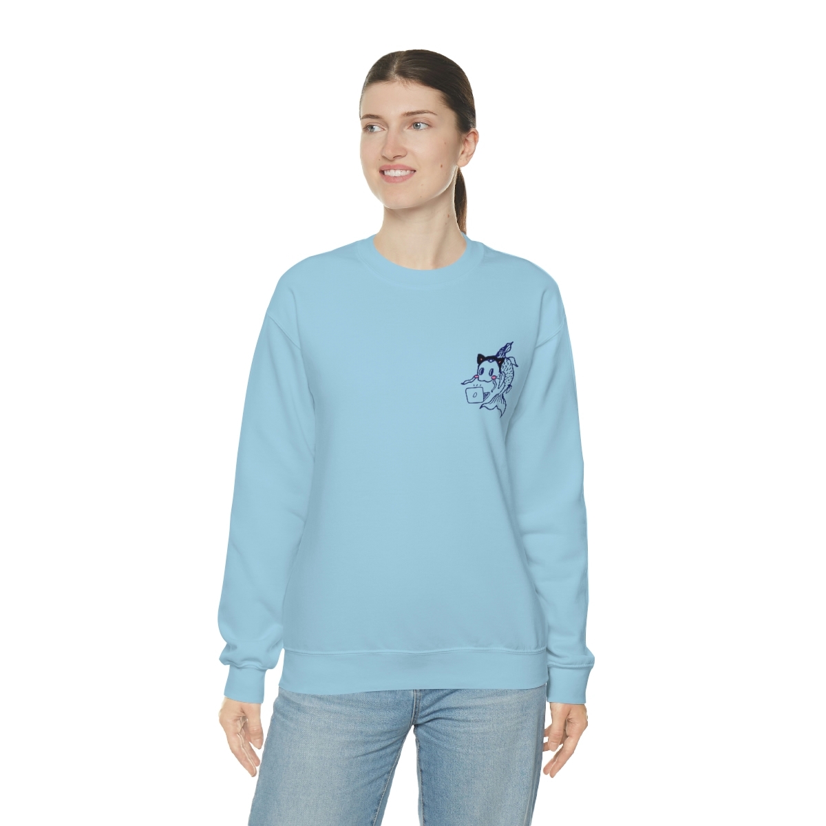 Catfish Koi Crewneck Sweatshirt - Image 42