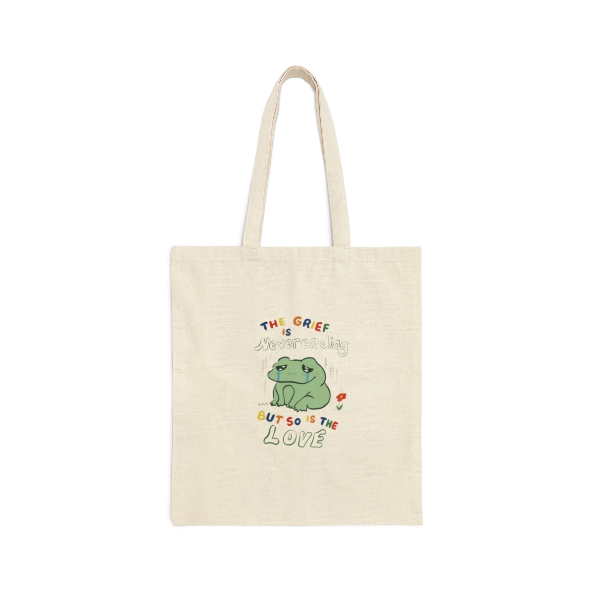 Neverending Love & Grief Frog Tote